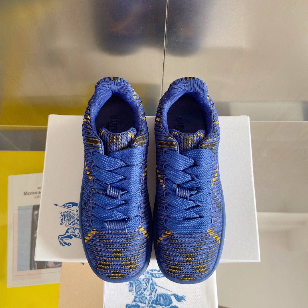 Burberry 2024 New Check Knit Box Sneaker Size 36-45