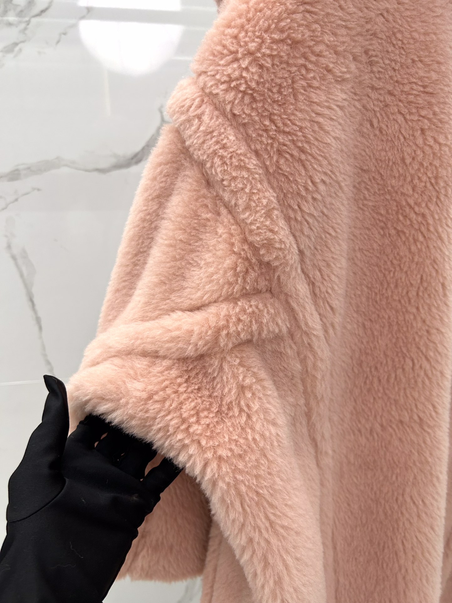 Max Mara Teddy fur long coat Size XS-M