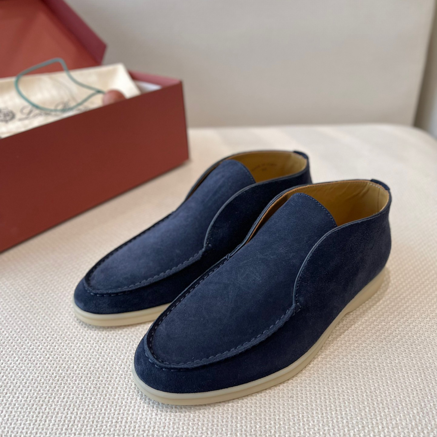 Loro Piana Unisex Loafers High Top Size 36-45