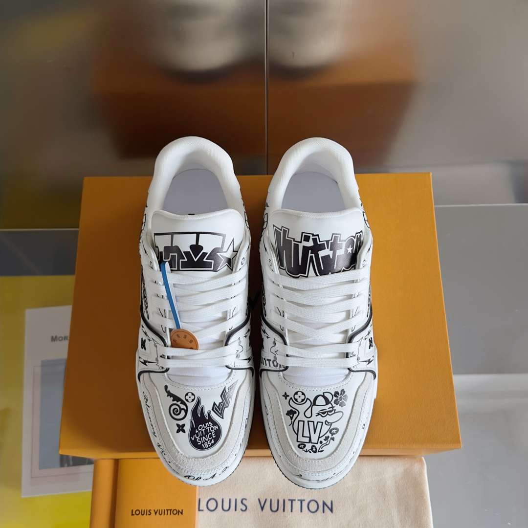 Louis Vuitton 2024New LV Trainer Sneaker Size 40-46