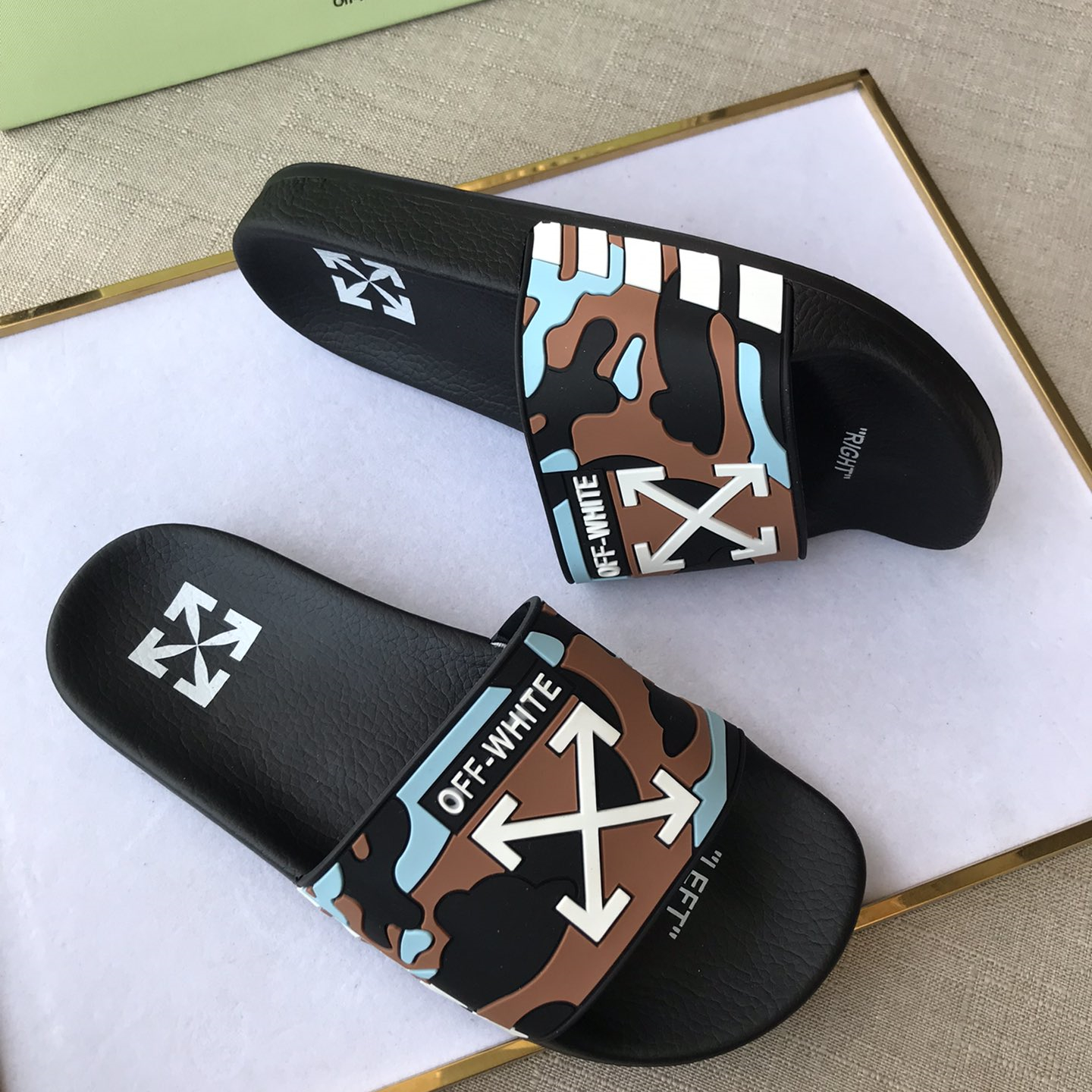 OFF White Mens Women Sandals Gr. 36-46