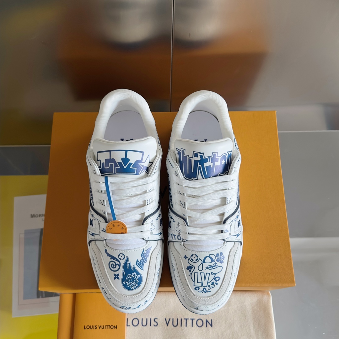 Louis Vuitton 2024New LV Trainer Sneaker Size 40-46