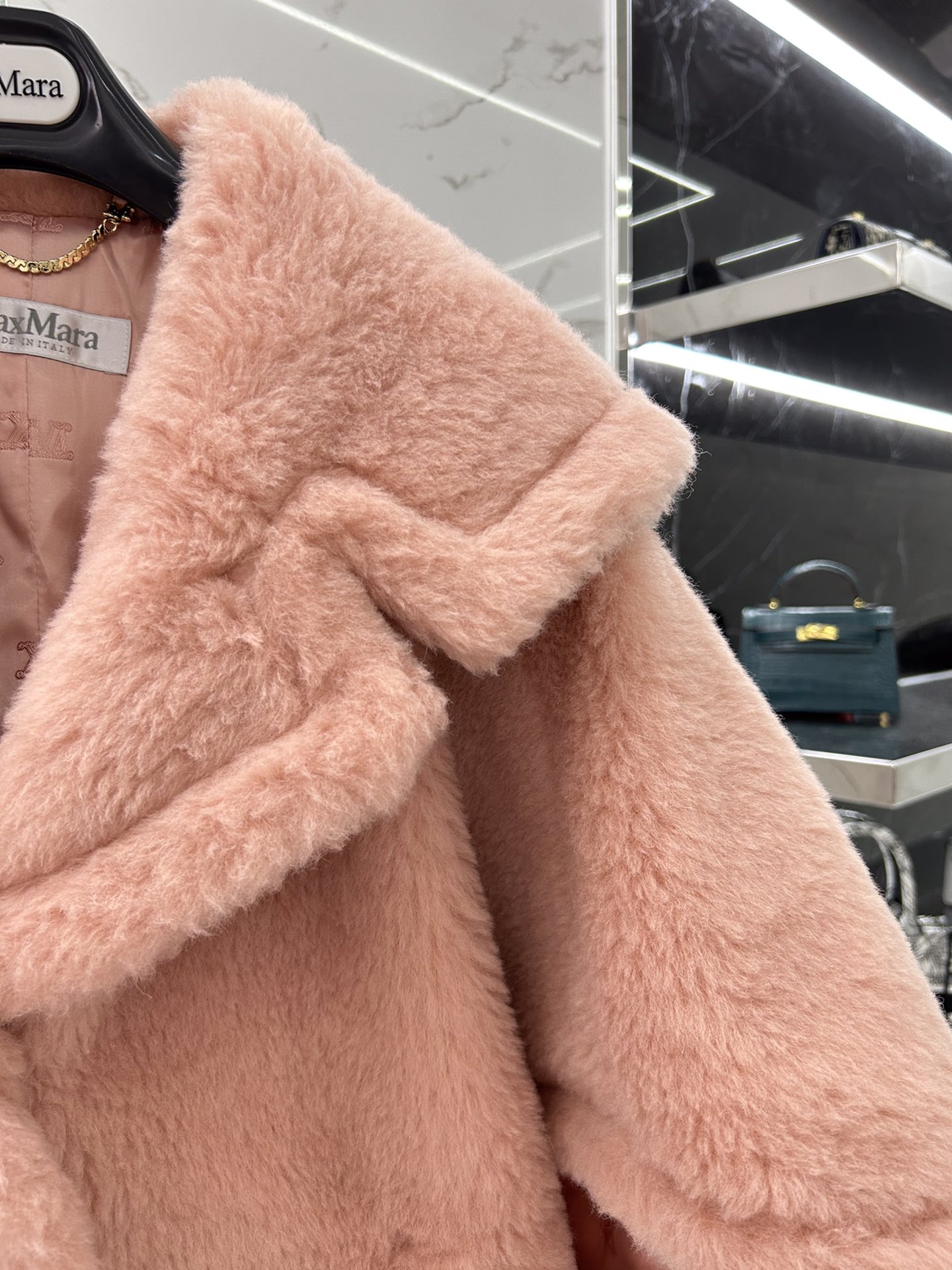 Max Mara Teddy Cape short style one size fits all