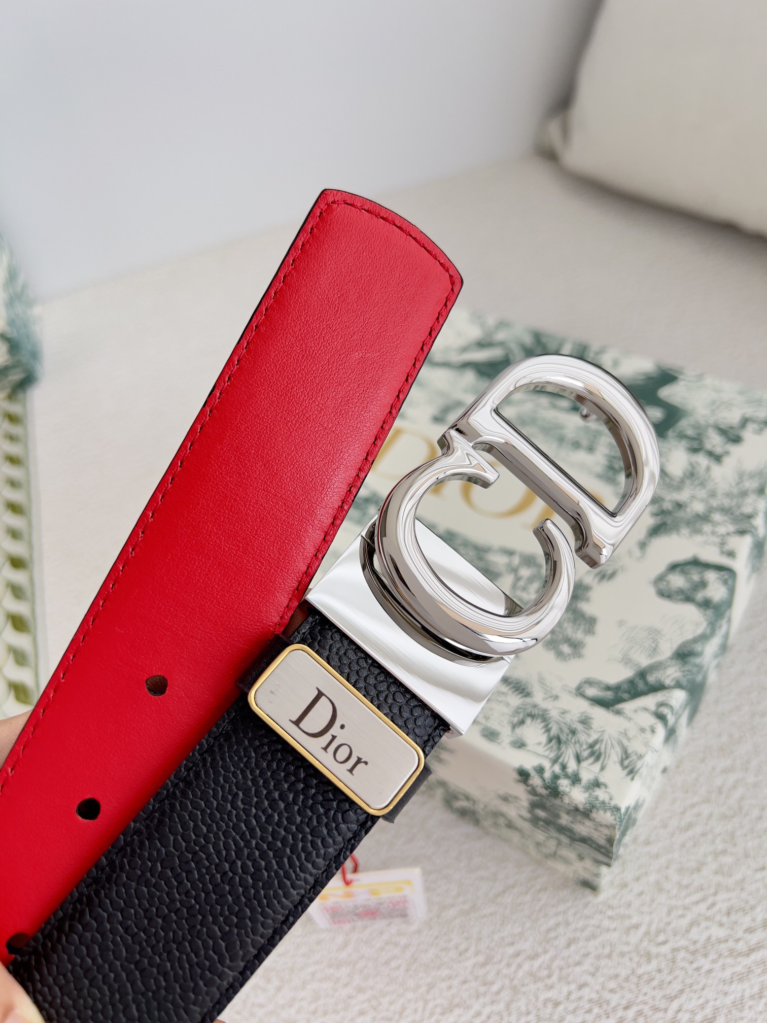 Dior Men Belt Width 3.5cm