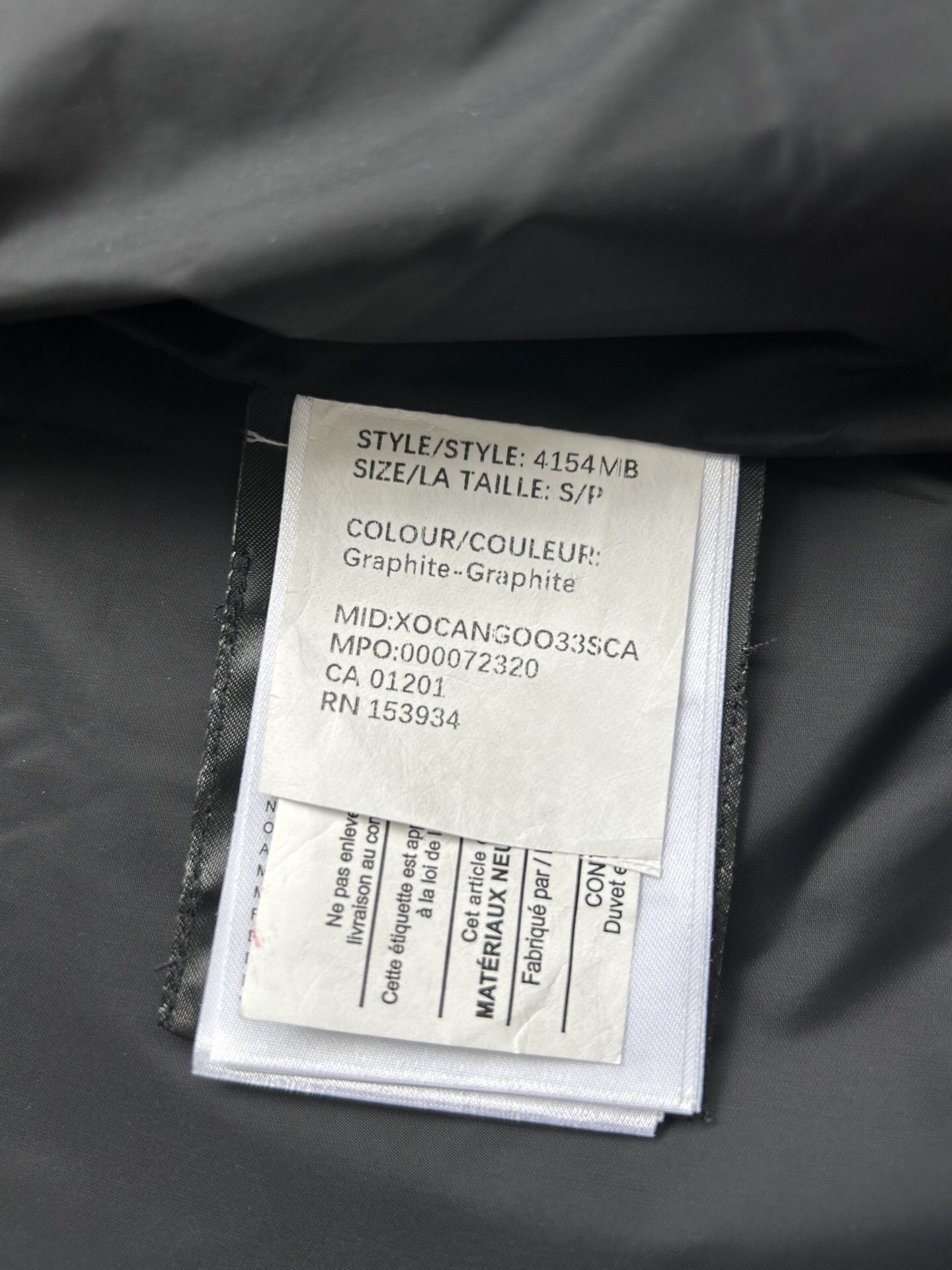 Canada Goose E20 Freestyle Vest-WD Men Winter Vest Size S-XXL