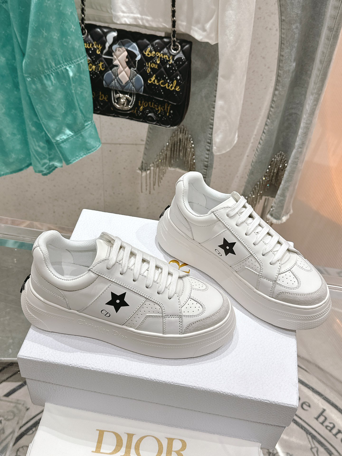 Dior Star Sneaker mit Plateausohle Size 36-41