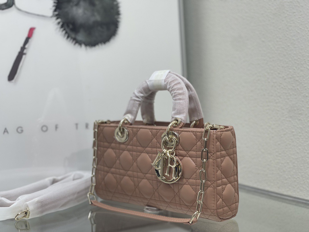 Dior Lady D-Joy Women Shoulder Bags 26*6*14cm