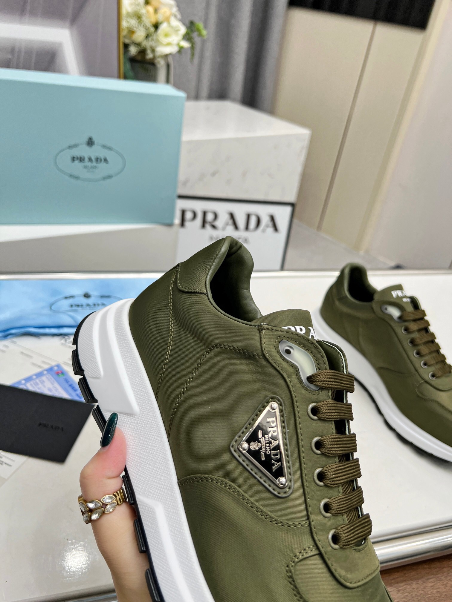 Prada 2024 New Prax 01 Re-Nylon Sneaker Size 36-46