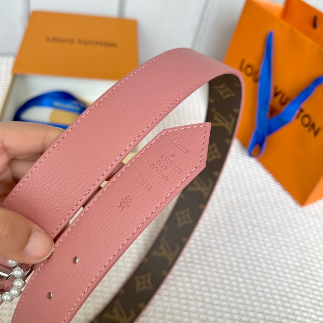 Louis Vuitton Women Belt Width 3.5cm