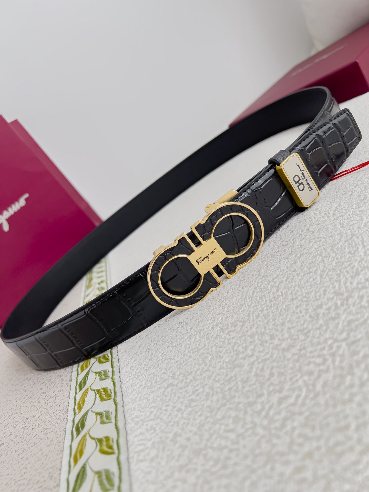 Ferragamo Men Belt Width 3.5cm