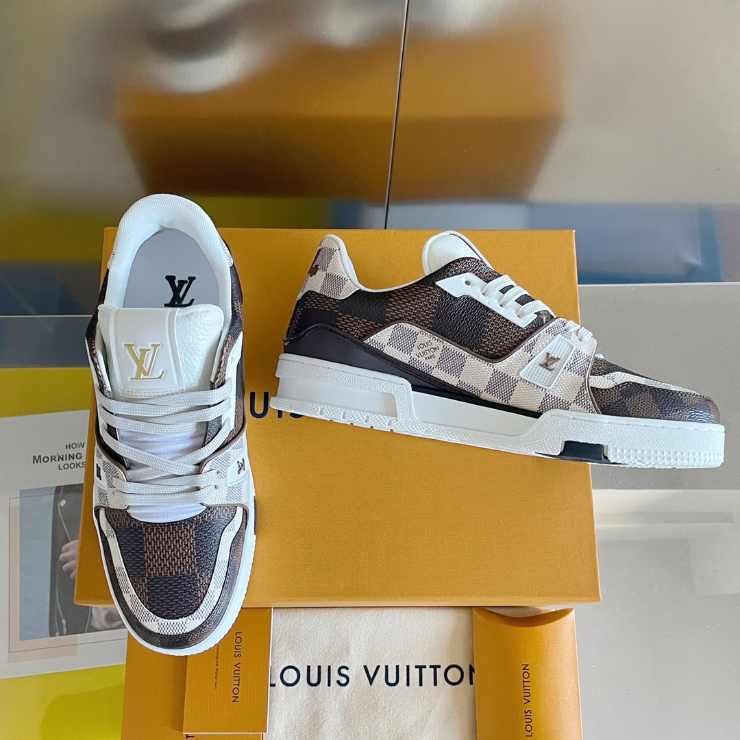 Louis Vuitton 2024New LV Trainer Sneaker Size 36-46