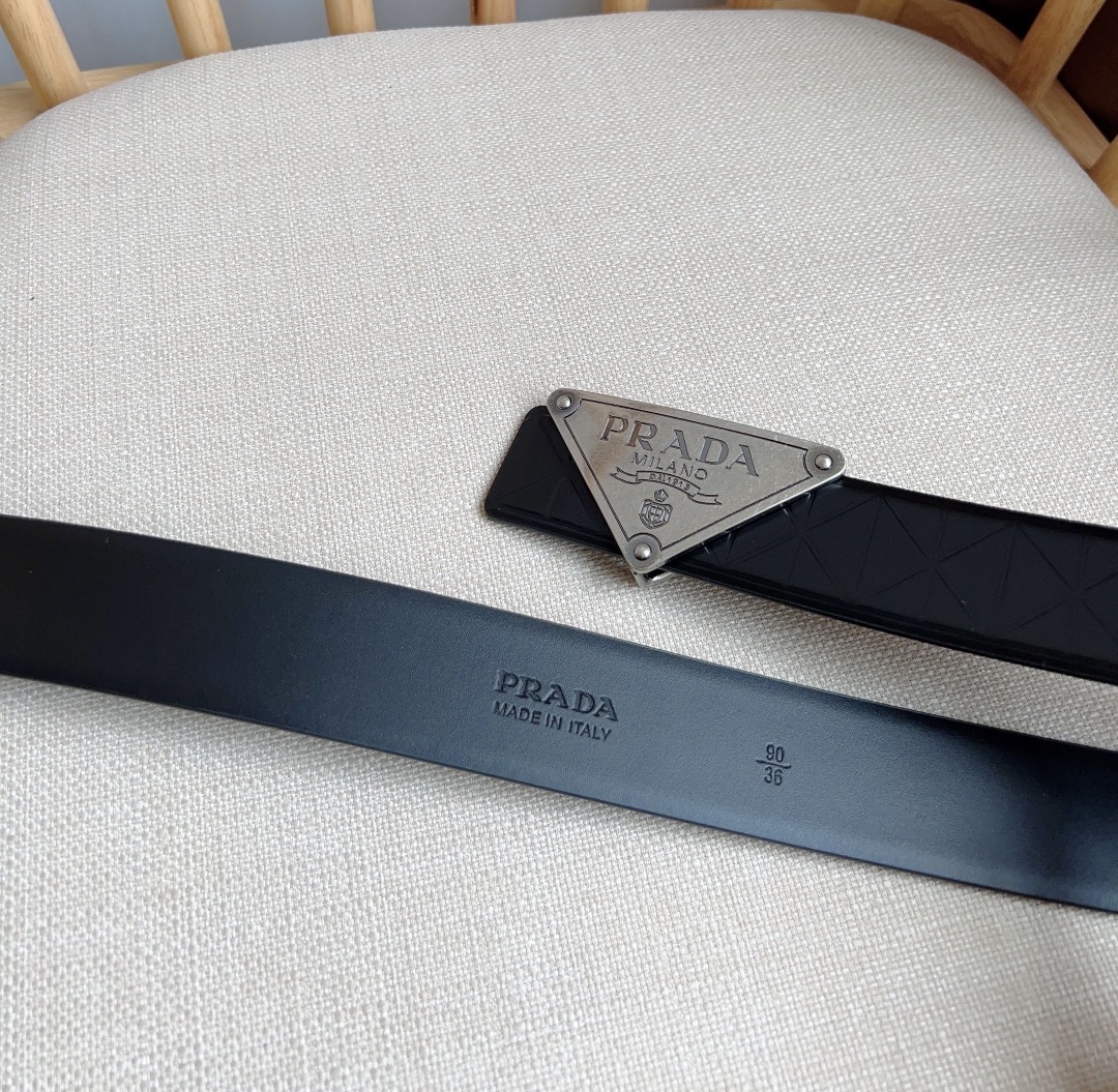 Prada Men Belt Width 3.5cm