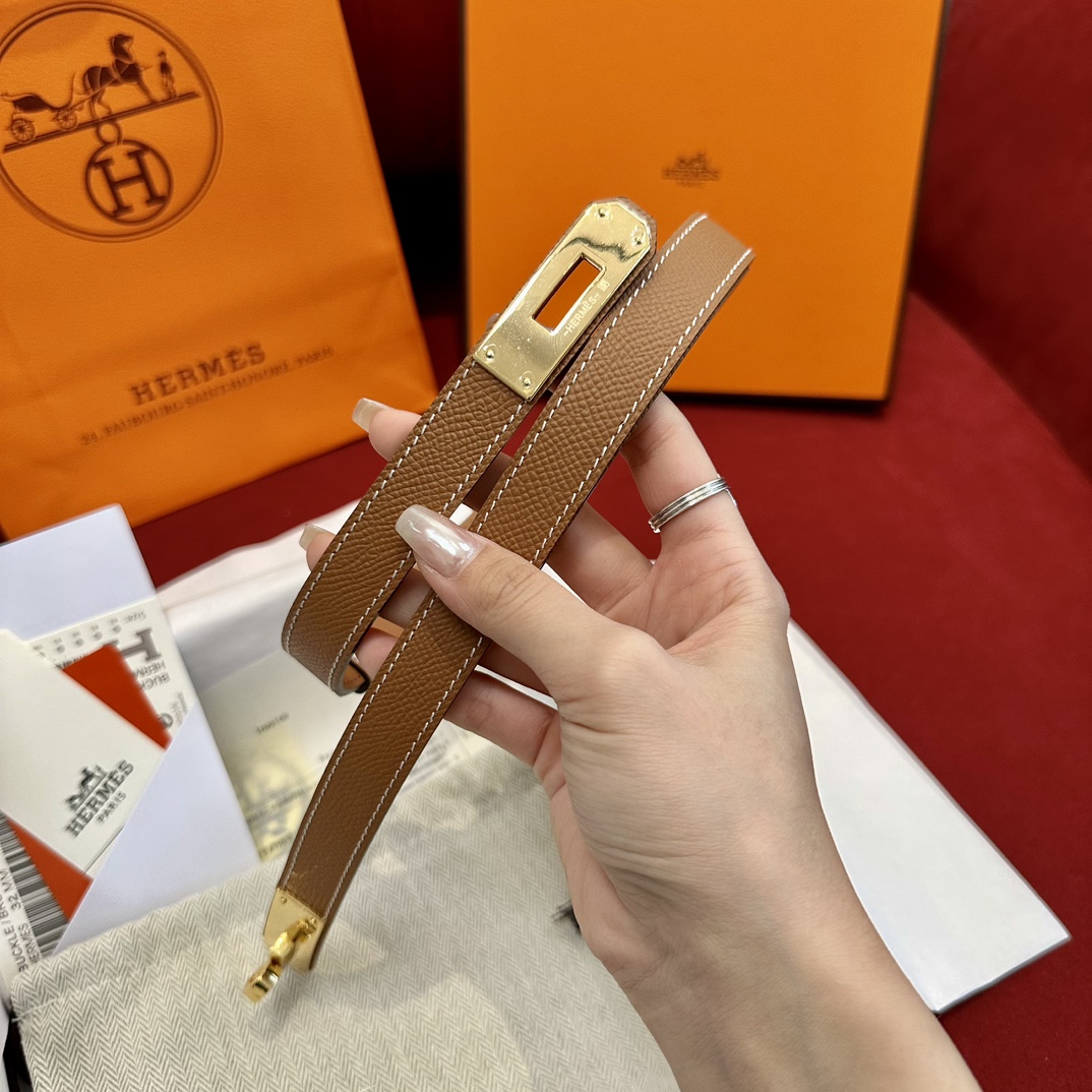 Hermes Women Belt Width 2cm