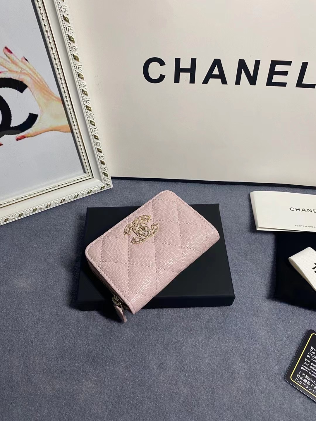 Chanel Card Holder Size 11*7*2cm