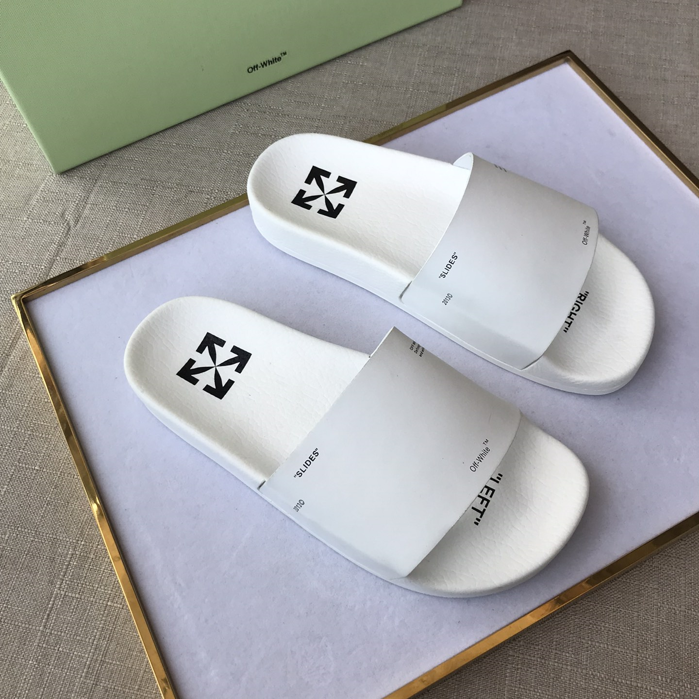 OFF White Mens Women Sandals Gr. 36-46