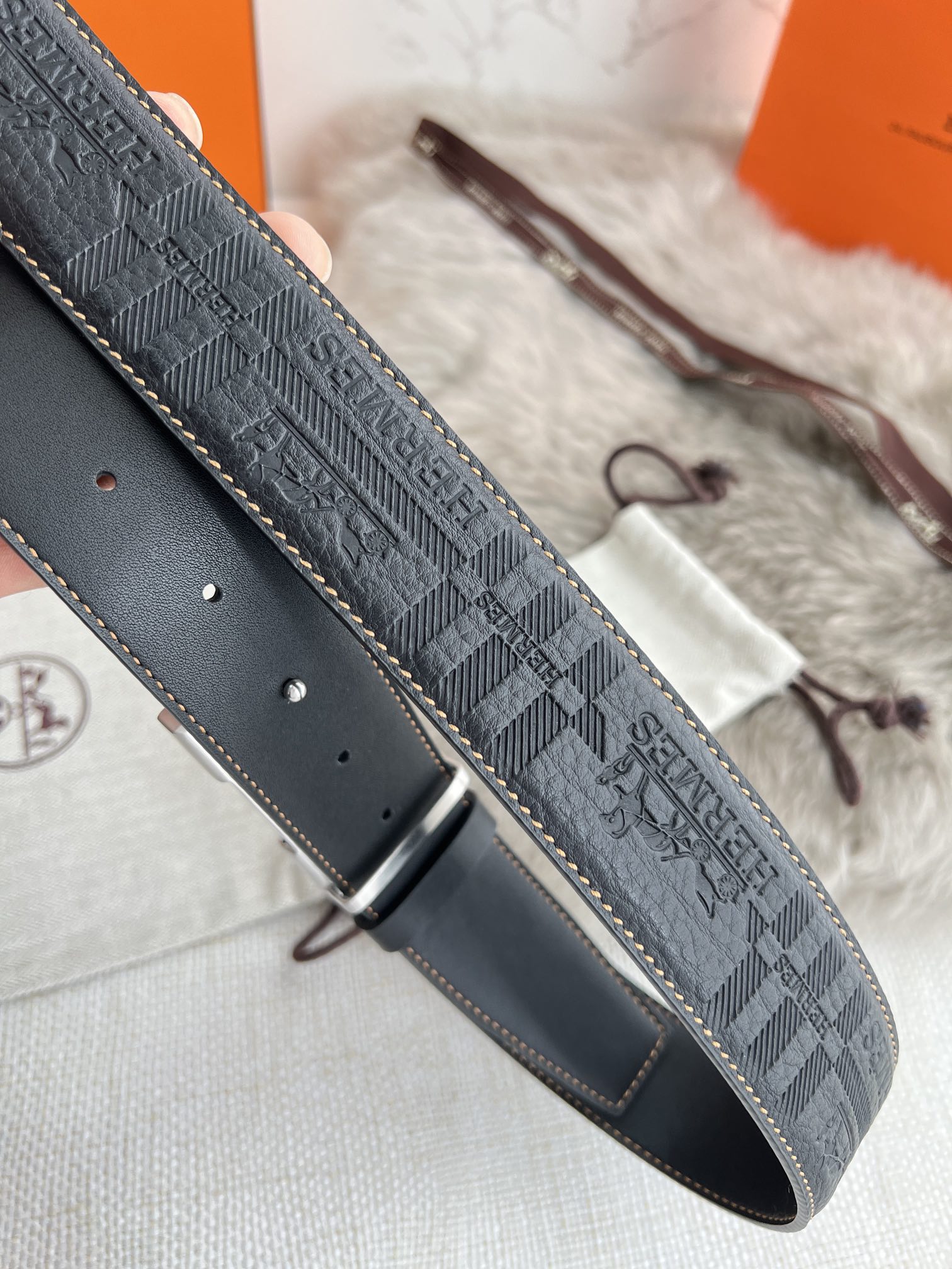 Hermes Men Belt Width 3.8cm