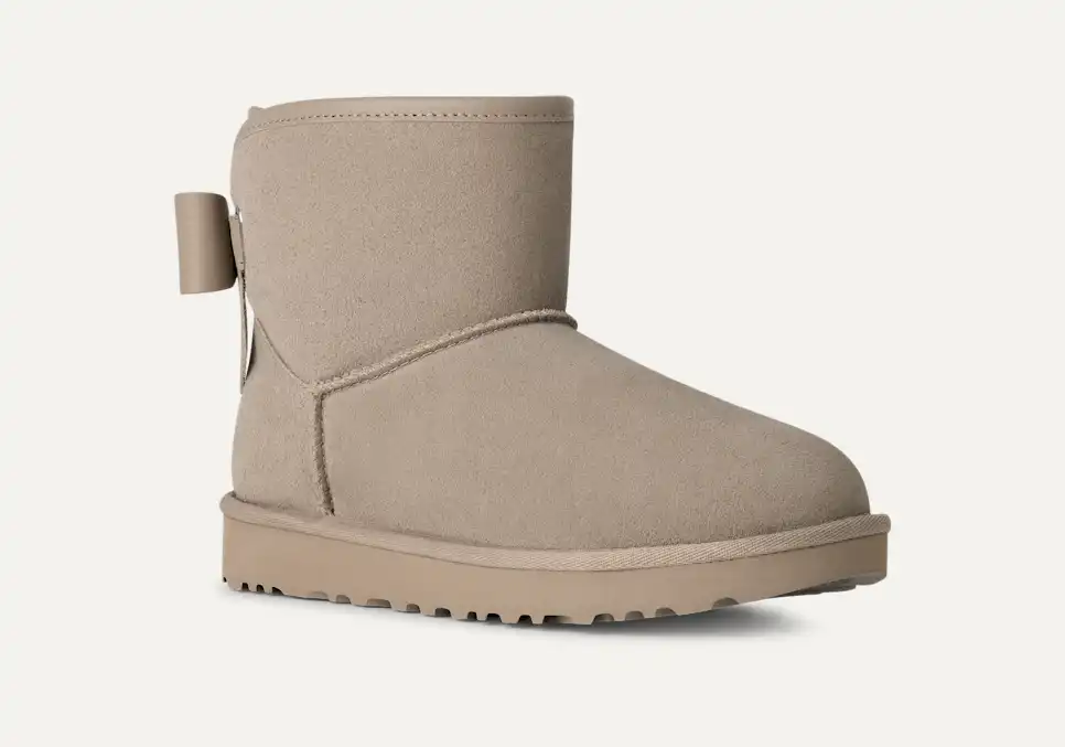 UGG Women's Ultra Mini Bailey Leather Bow