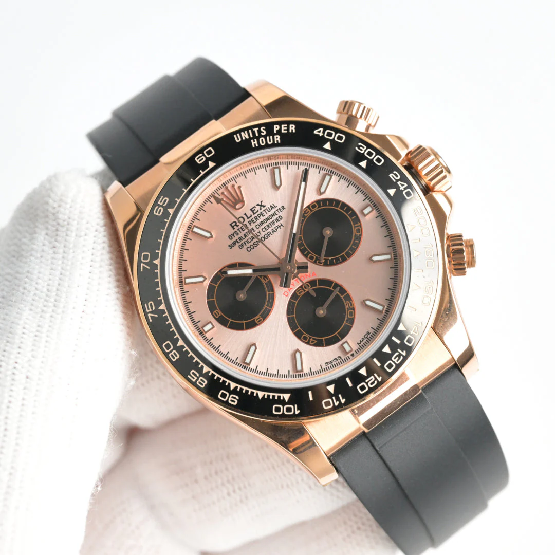 Rolex Daytona 40mm Pink Gold Black
