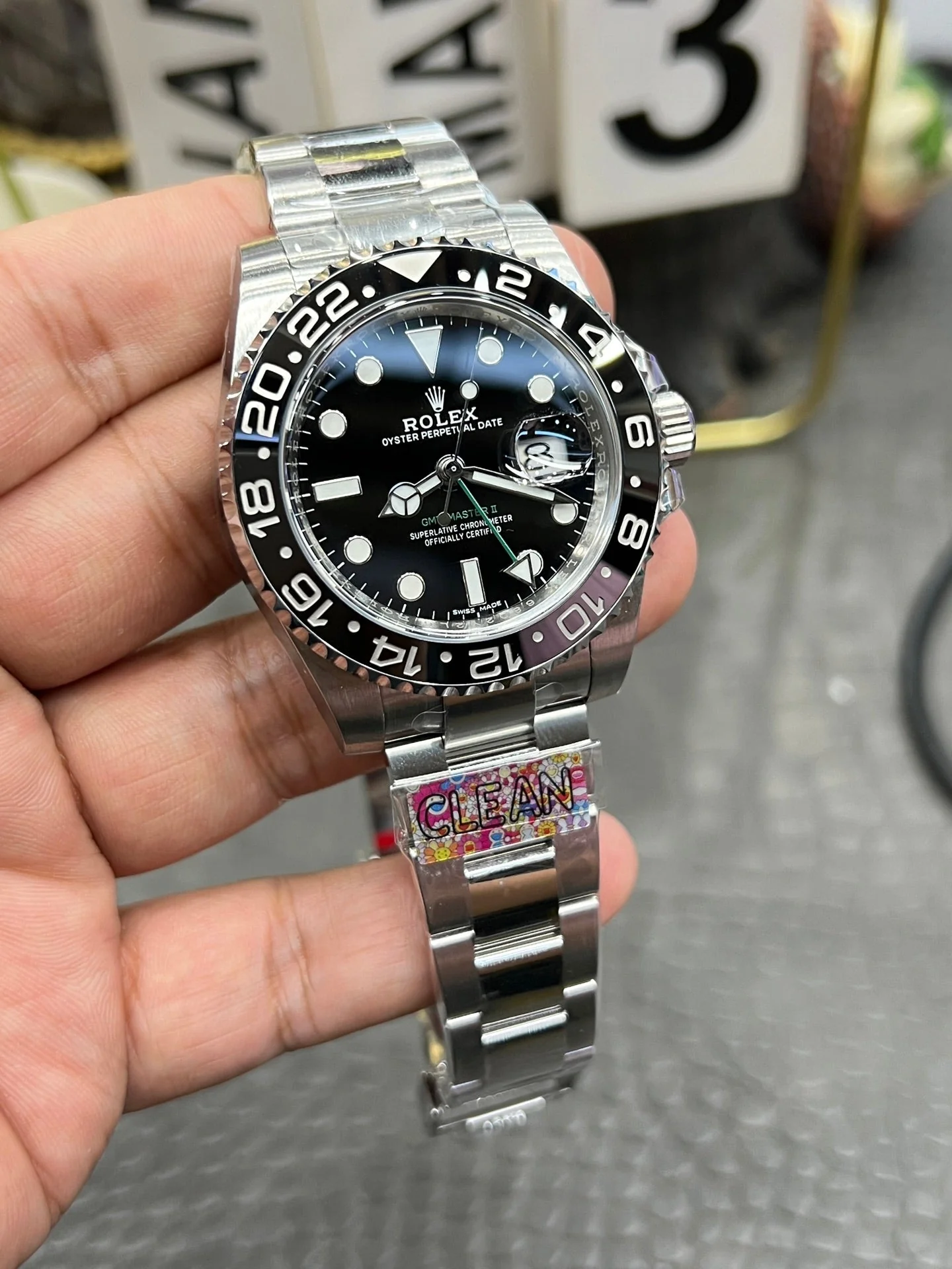 Rolex GMT-Master ll 40mm Silver Black