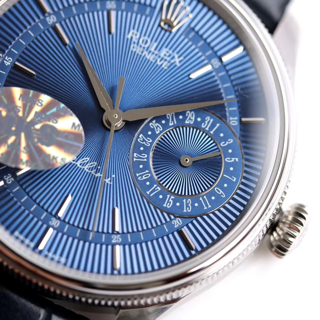 CELLINI DATE WHITE GOLD BLUE DIAL