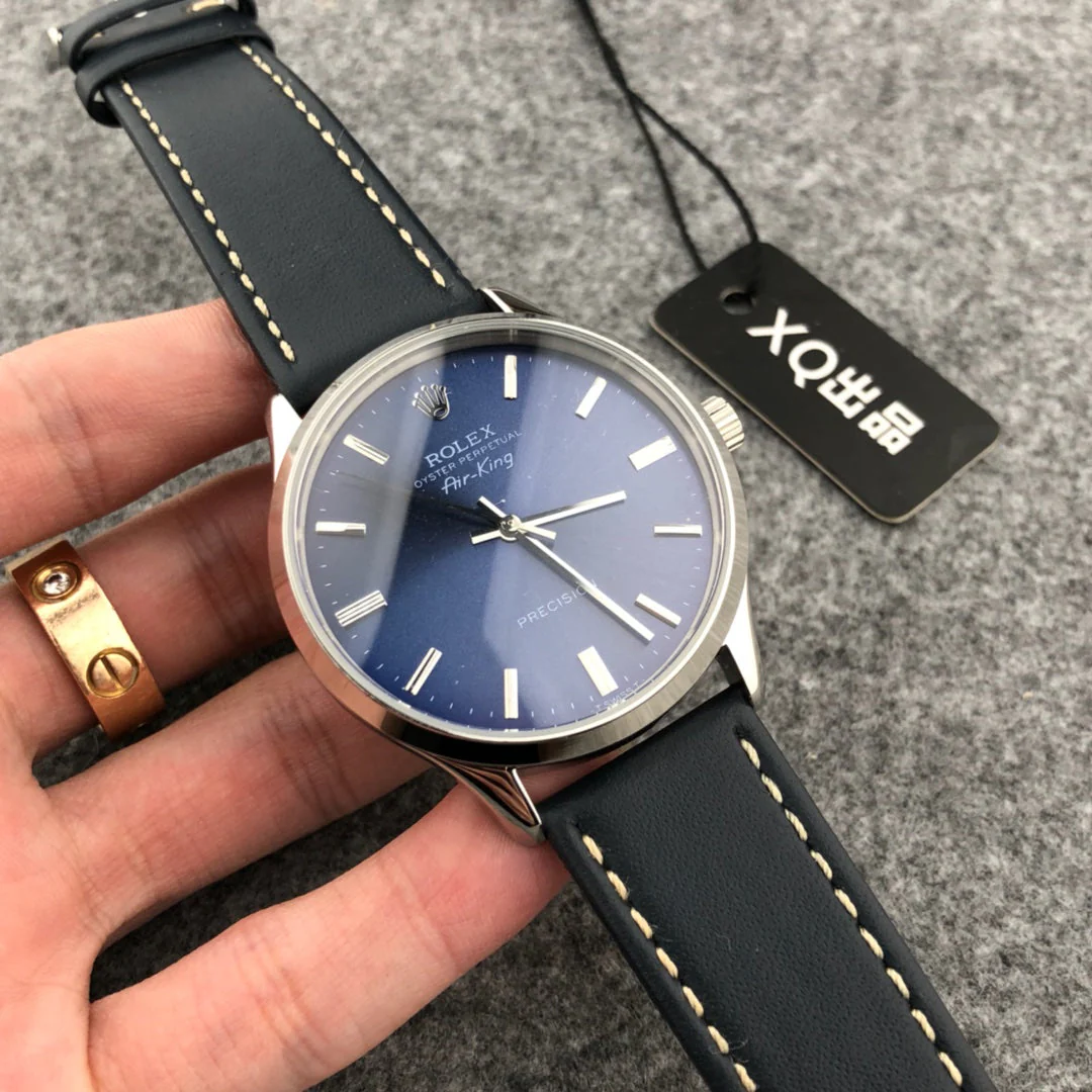 OYSTER PERPETUAL AIR KING 40MM  LEATHER