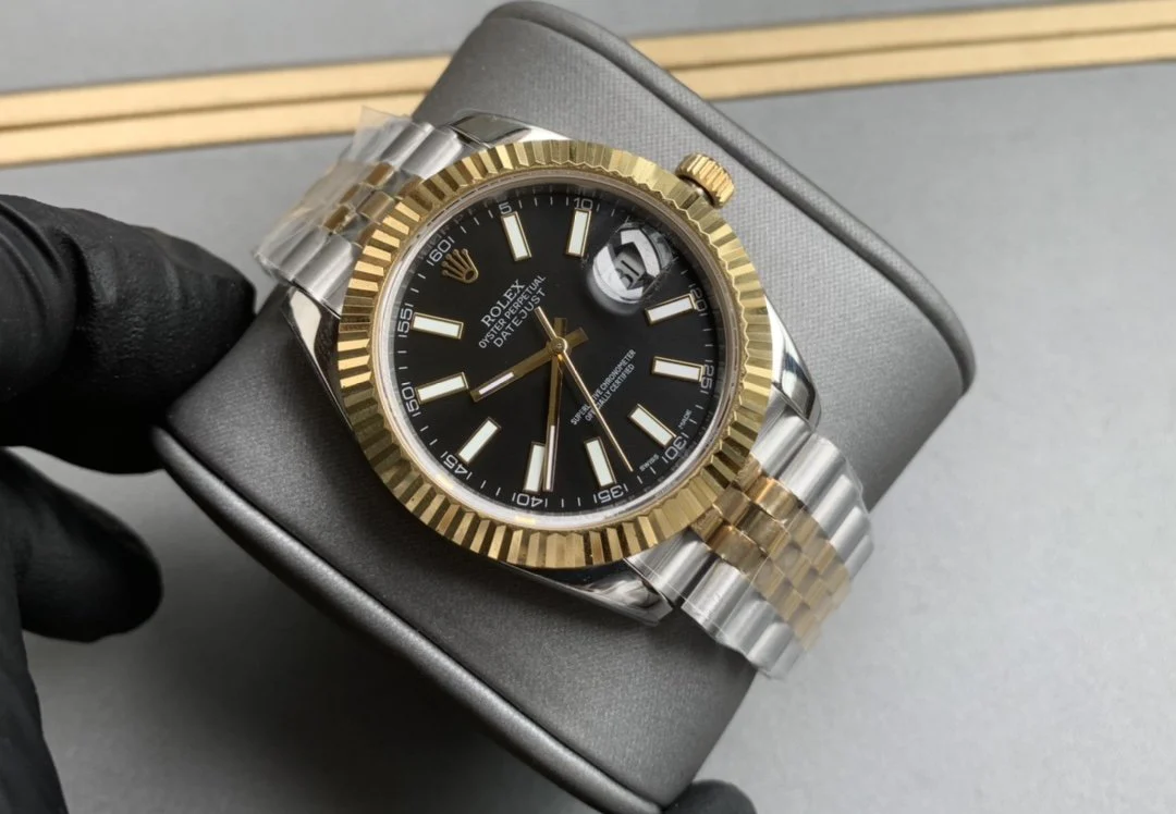 DATEJUST II 41MM TWO-TONE BLACK DIAL