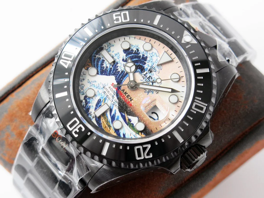 SEA-DWELLER DEEPSEA 44MM  BLACK CUSTOM TSUNAMI DIAL