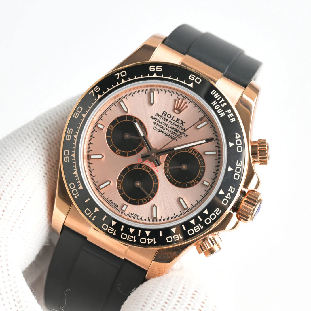 Rolex Daytona 40mm Pink Gold Black
