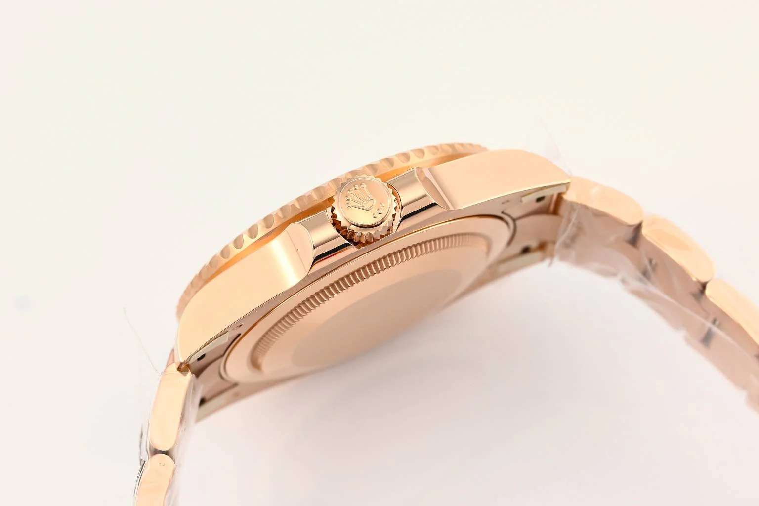 Rolex 25 GMT- Master 40mm Pink Gold Black Dial