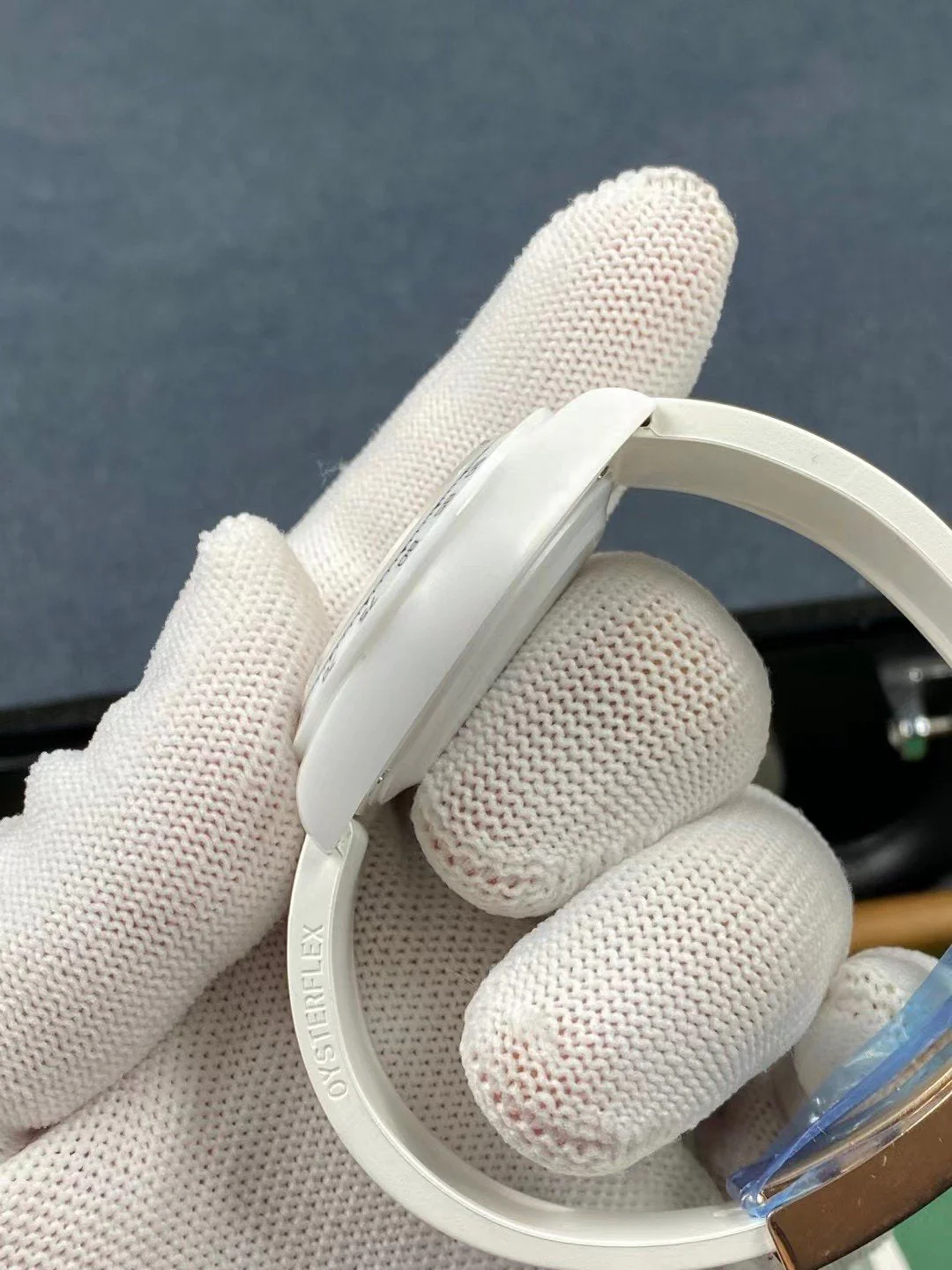 DAYTONA CUSTOM 40MM WHITE CERAMIC YELLOW WHITE DIAL