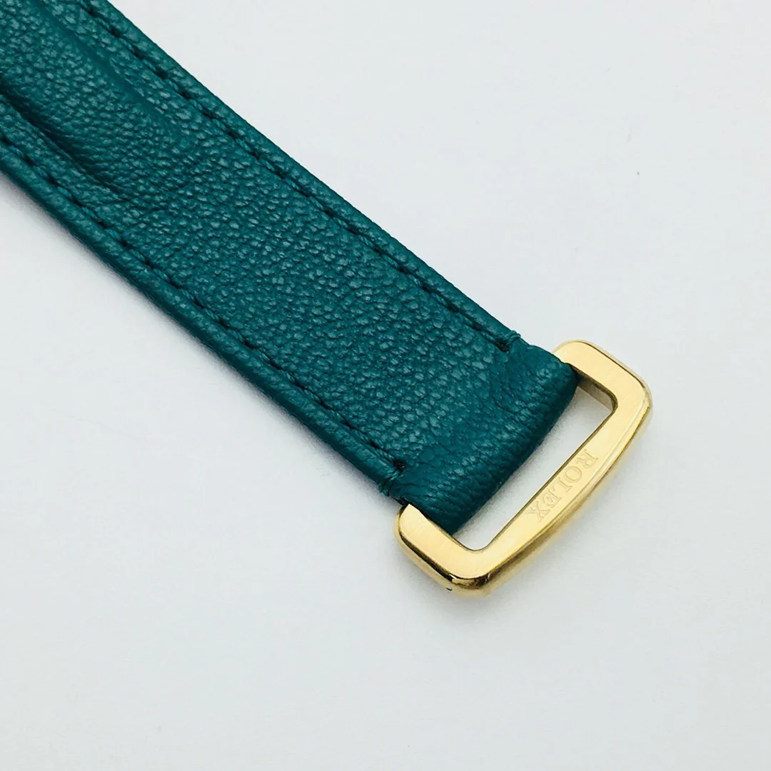 DAYTONA 40MM CUSTOM CARBON FILBER BLACK DIAL NAVY LEATHER