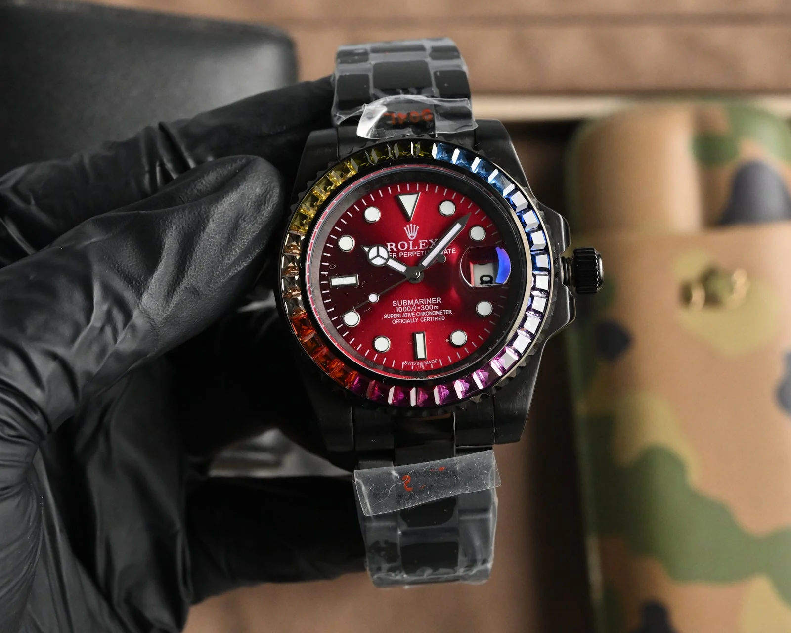 Rolex Submariner 40mm Black Red Dial