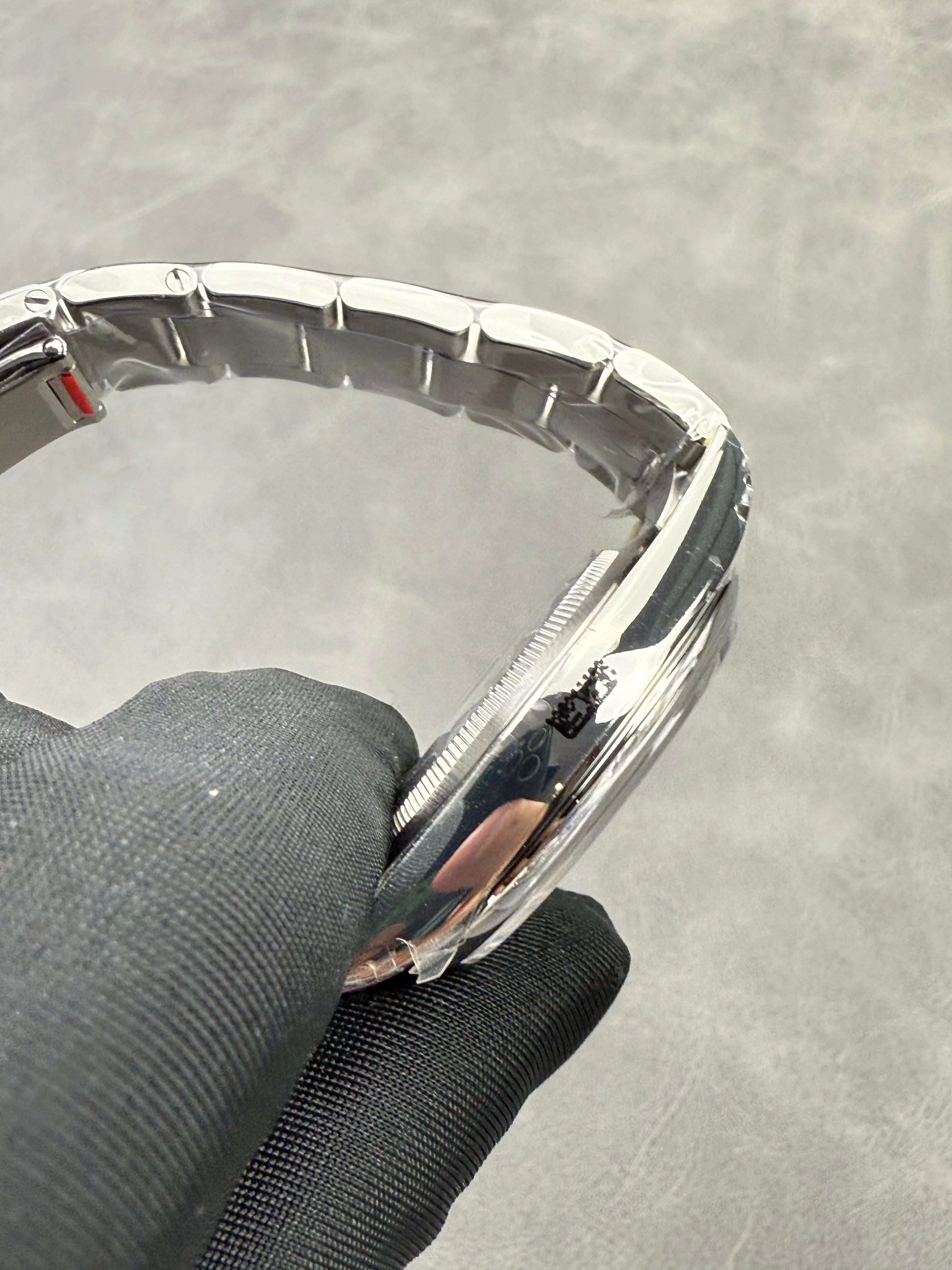 ROLEX OYSTER PERPETUAL 41MM SILVER GREEN