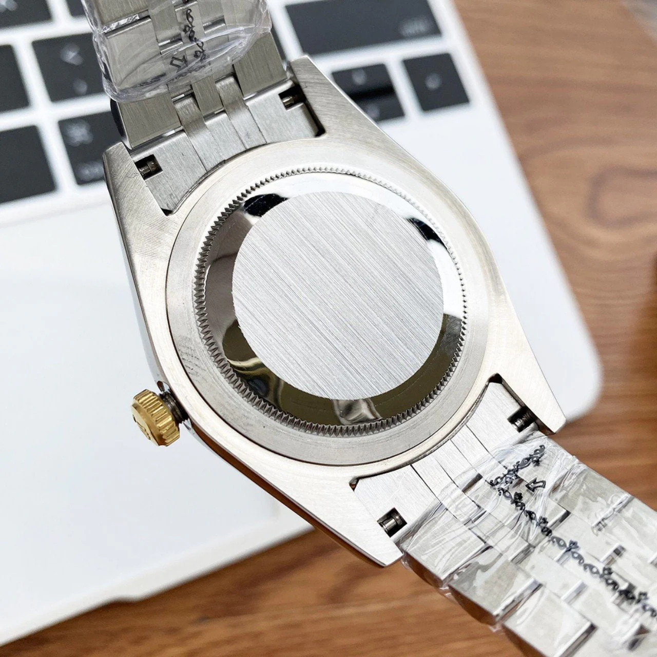 DAY-DATE 40 GOLD STEEL JUBILEE BRACELET