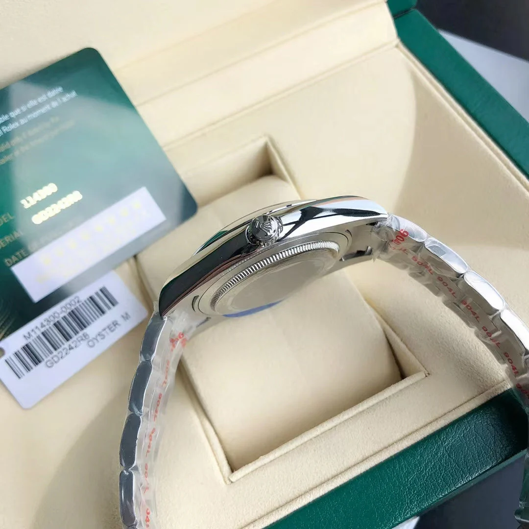 OYSTER PERPETUAL 41MM STAINLESS STEEL PURPLE DIAL