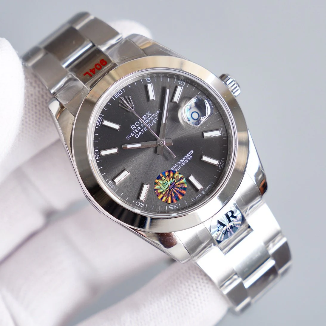 DATEJUST 41MM SMOOTH BEZEL STAINLESS STEEL