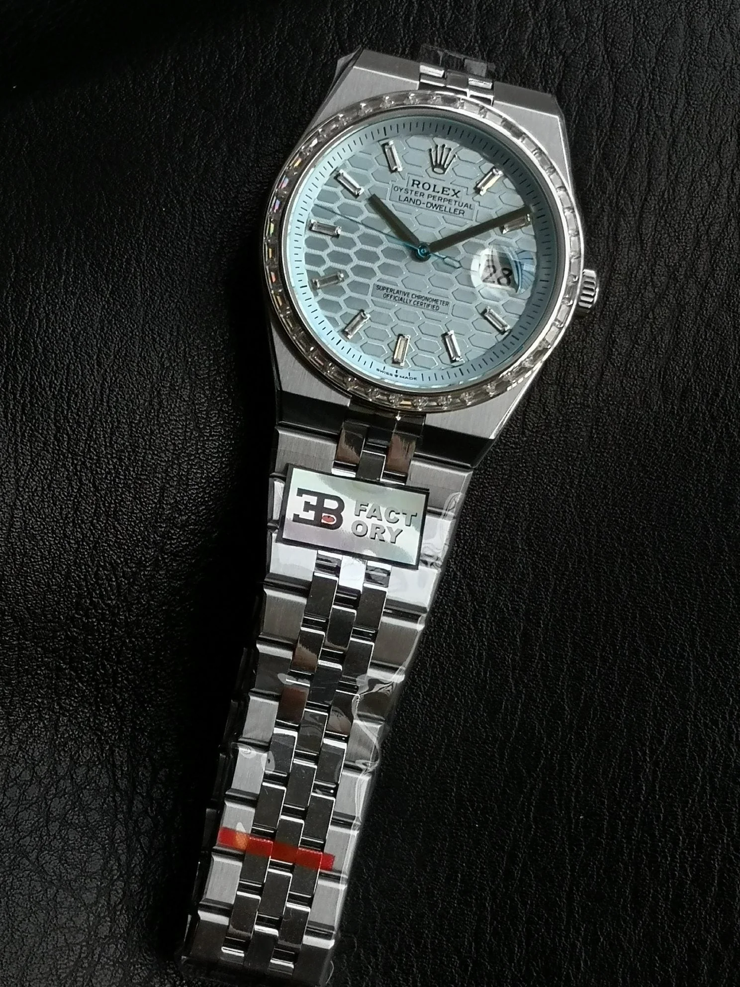 Rolex Land Dweller 40mm Silver Blue