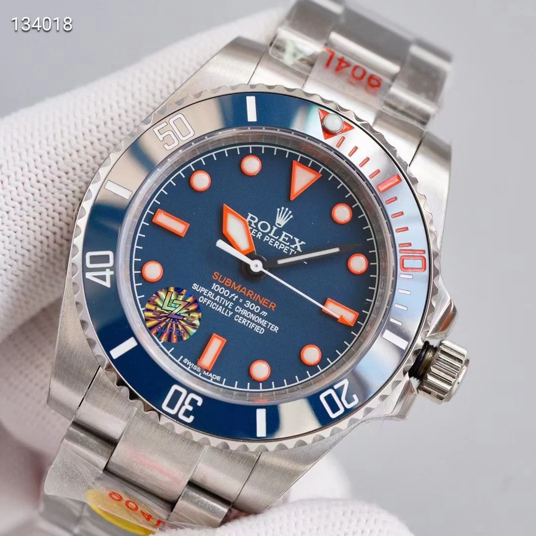 SUBMARINER DATE CUSTOM BLUE RED BEZEL