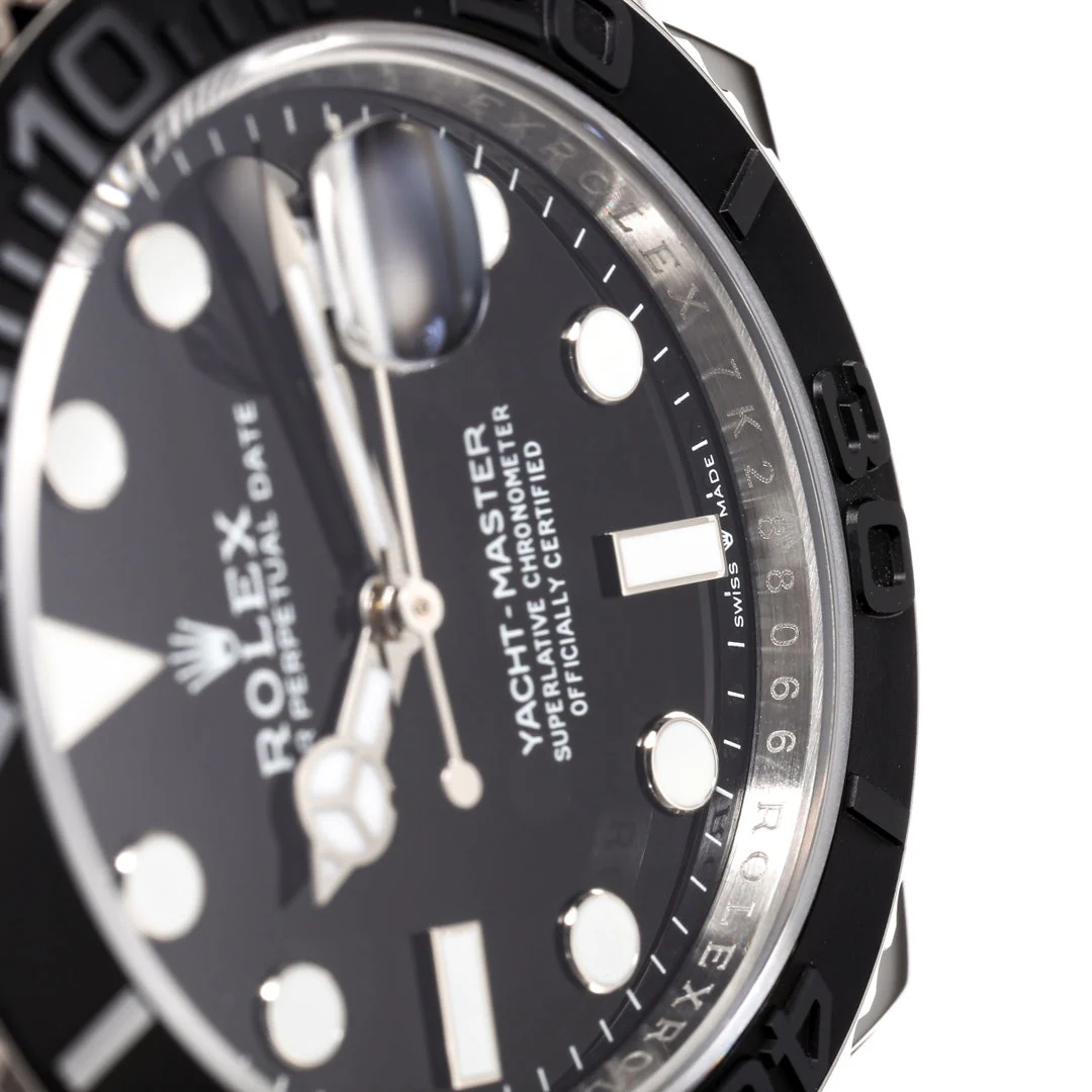 YACHT MASTER 42 STEEL CASE CERAMIC BEZEL