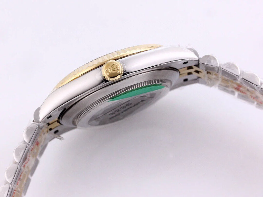 DATEJUST 41 TWO-TONE BLACK DIAL DIAMOND NUMERALS