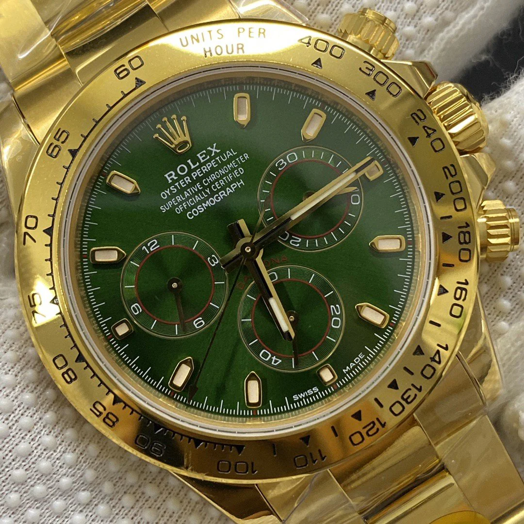 DAYTONA YELLOW GOLD GREEN DIAL 116508