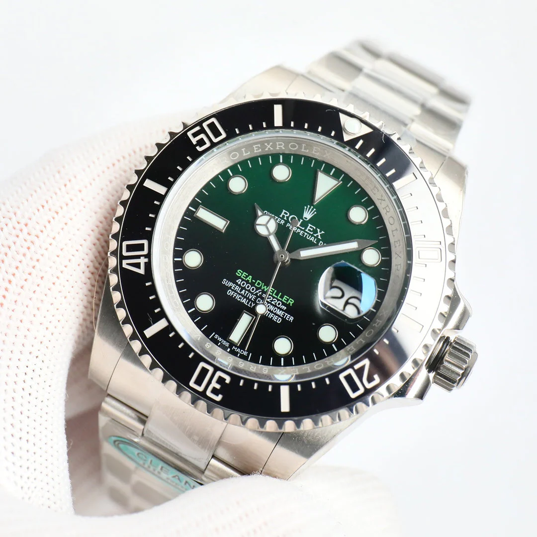 Rolex Sea-Dweller 43mm Silver Green