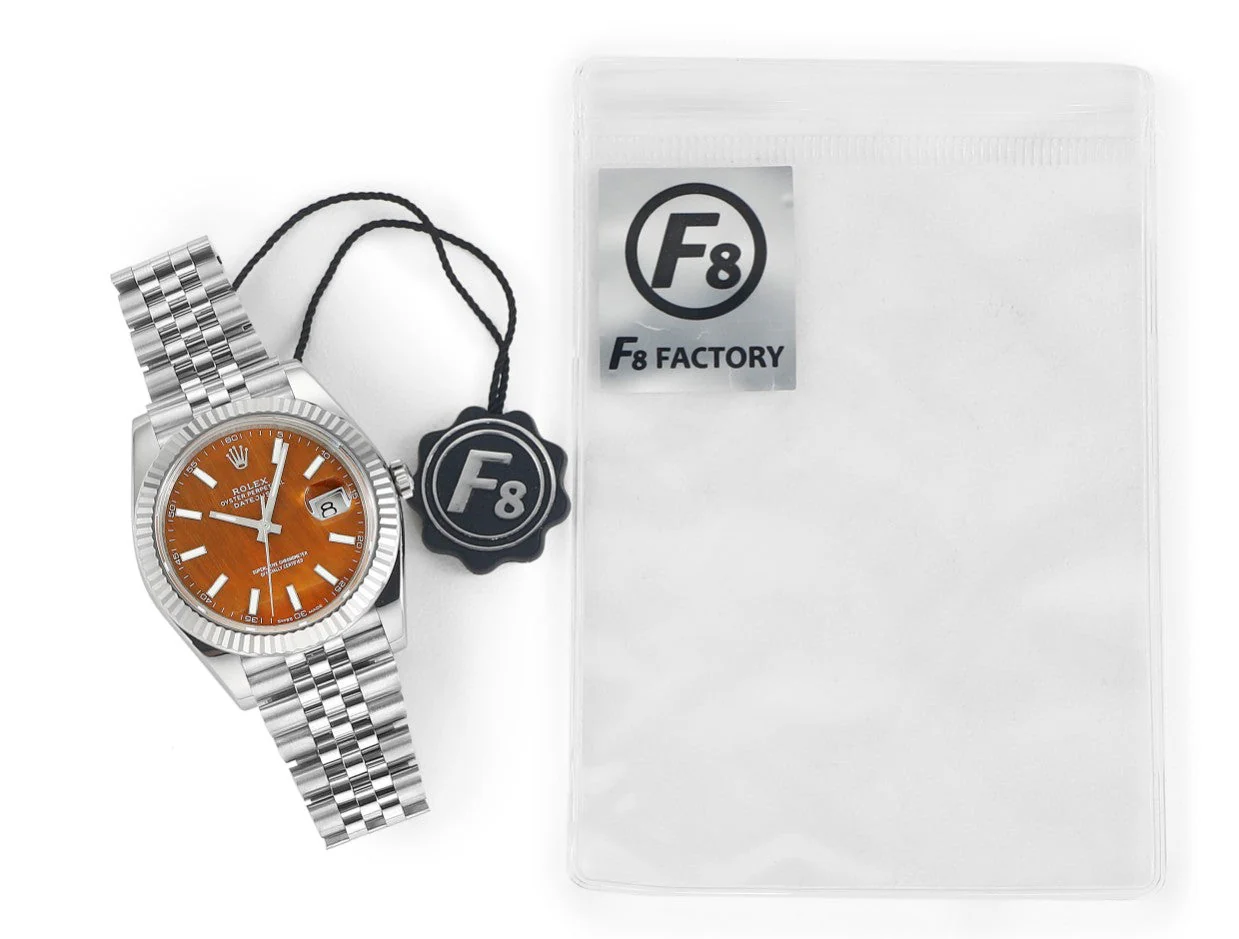 DATEJUST 41MM CUSTOM STEEL CASE TIGER EYE DIAL