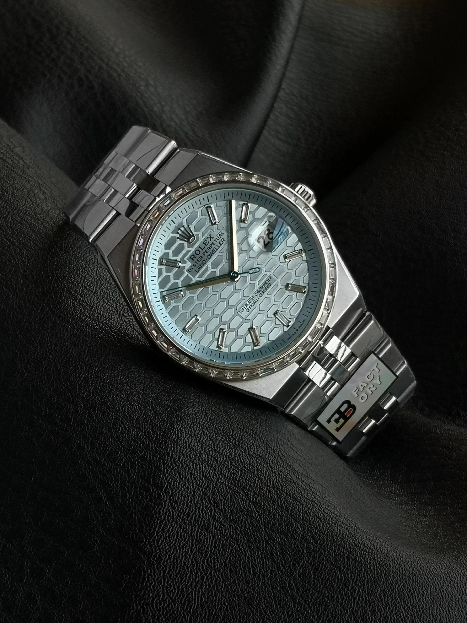 Rolex Land Dweller 40mm Silver Blue