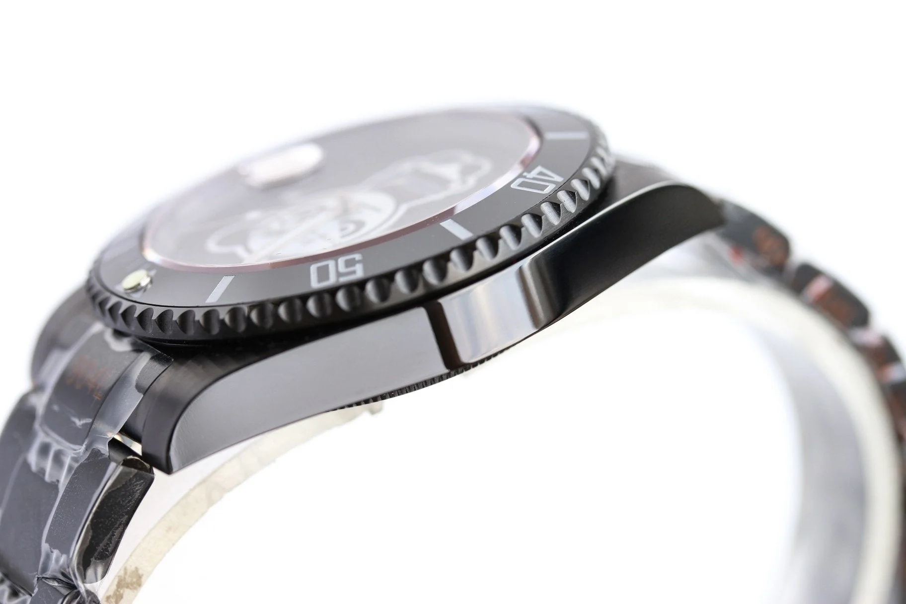 SUBMARINER DATE 40MM CUSTOM BLACK BEZEL