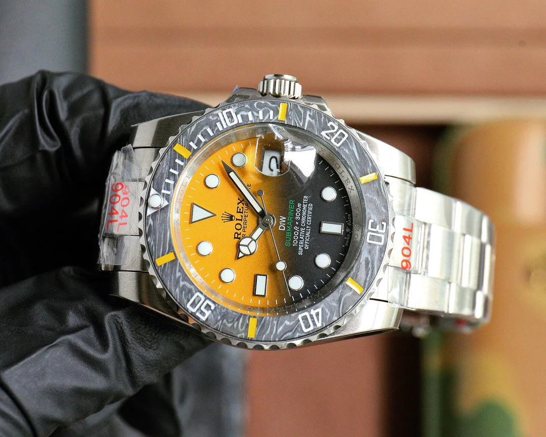 Rolex DIW Submariner 40mm Black Yellow