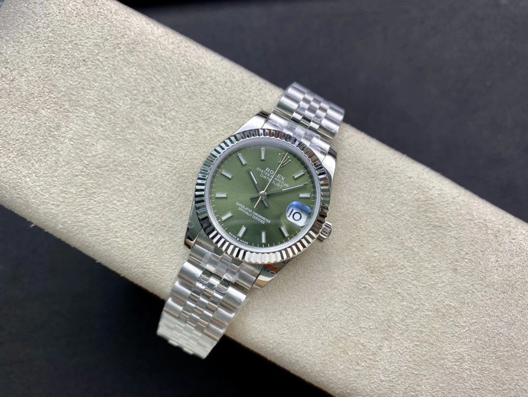 DATEJUST 41MM STAINLESS STEEL KHAKI DIAL