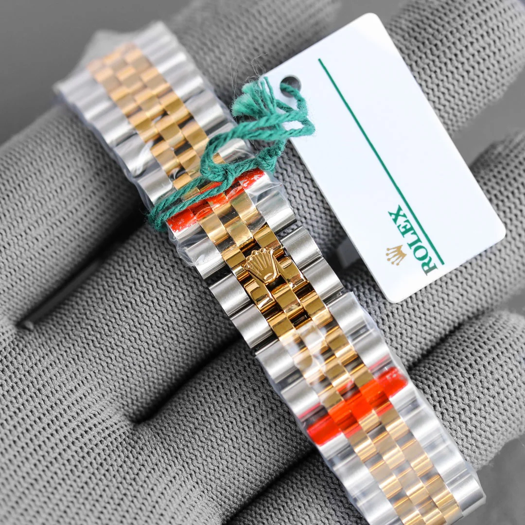 DATEJUST 36MM TWO-TONE BLACK DIAL JUBILEE