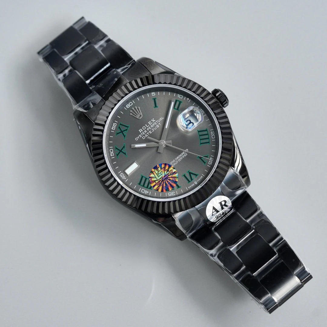 DATEJUST 41MM CUSTOM BLACK PVD WIMBLEDON DIAL