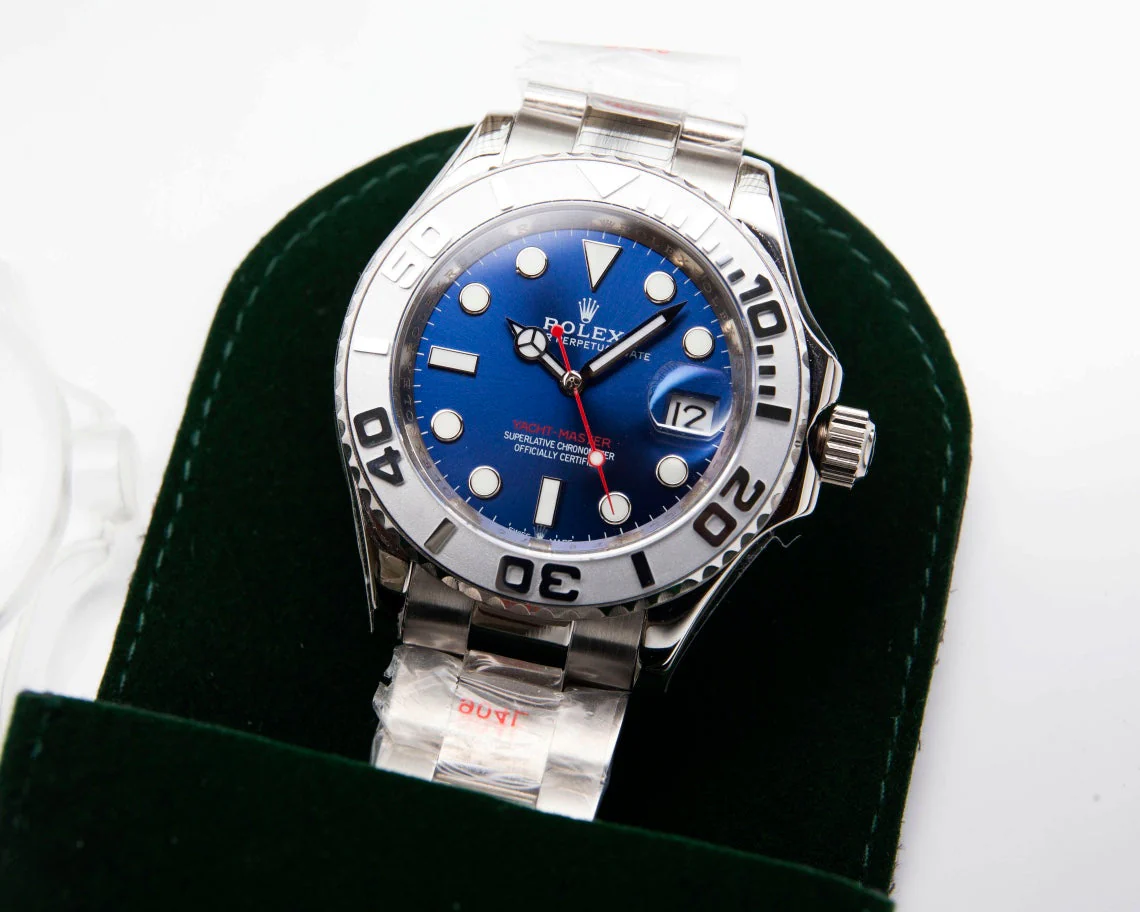 Rolex Yacht-Master 40mm Silver Blue Dial